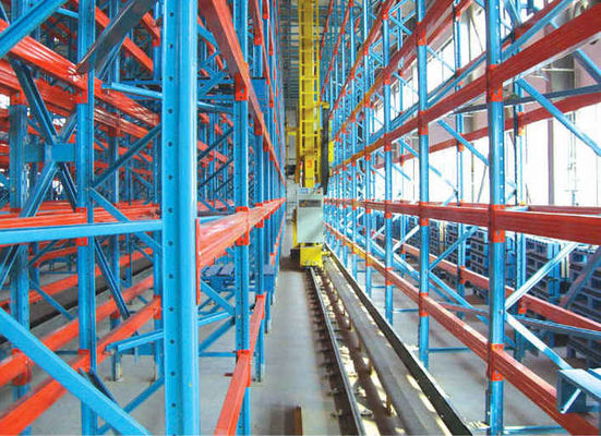 OEM Storage Hệ thống kho hoàn toàn tự động ASRS Màu vàng xanh