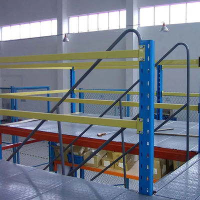 Cấu trúc thép mạ mạ kho Pallet Metal Mezzanine Floor