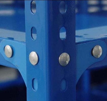 Ưu điểm góc nhọn Light Duty Boltless Rivet Cửa hàng sắt góc thép giá đỡ