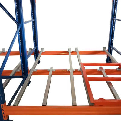 Kho lưu trữ mật độ cao đẩy lại pallet racking tùy chỉnh
