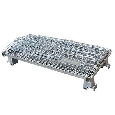 Lưu trữ hàng hóa đống dây lưới kho lưu trữ lồng gấp cho hậu cần