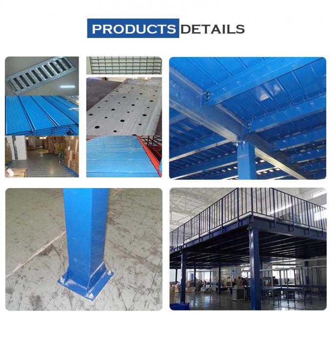 Heavy Duty Steel Warehouse Pallet Racks Metal Mezzanine Platform Shelf tùy chỉnh 1