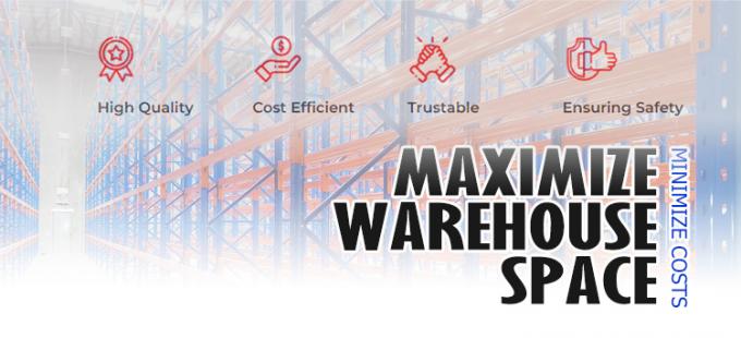 Heavy Duty Steel Warehouse Pallet Racks Metal Mezzanine Platform Shelf tùy chỉnh 0