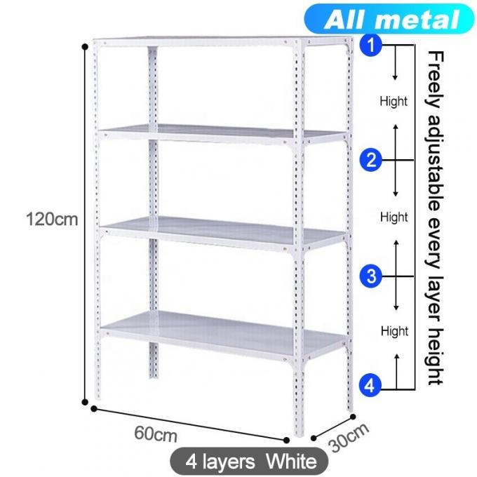 Ưu điểm góc nhọn Light Duty Boltless Rivet Cửa hàng sắt góc thép giá đỡ 0